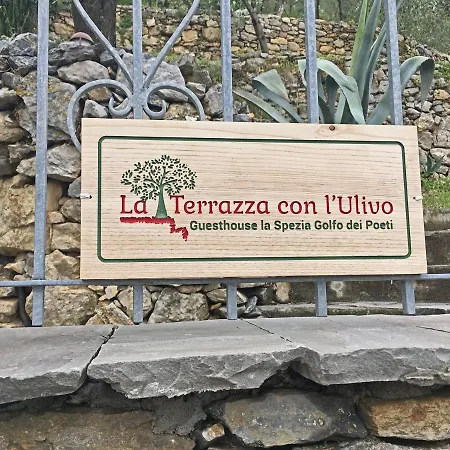 La Terrazza Con L'ulivo - Affittacamere Con Terrazzo E Vista Sul Golfo Dei Poeti Affittacamere La Spezia